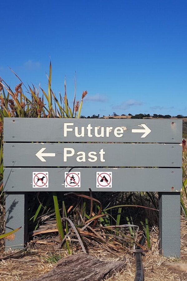black and white wooden signage