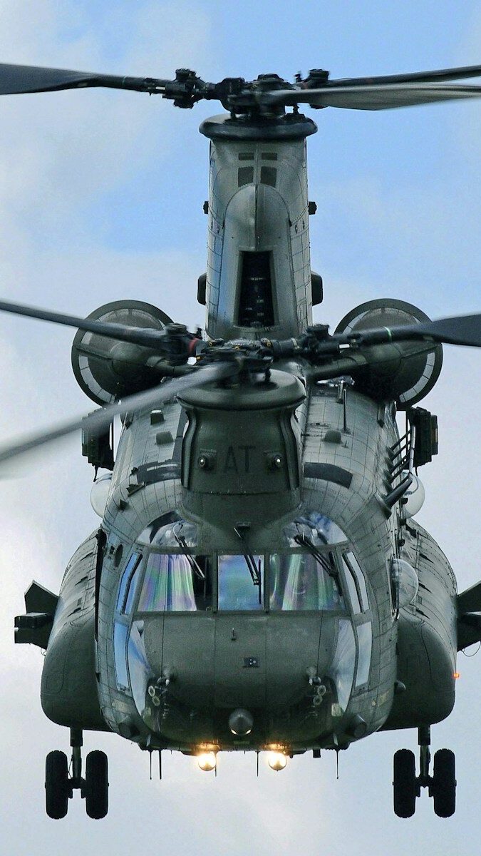 black and gray helicopter